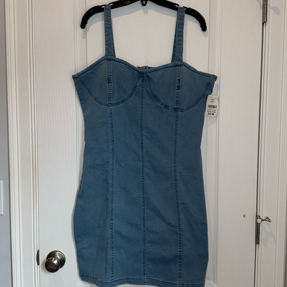 XL Juniors Denim Dress